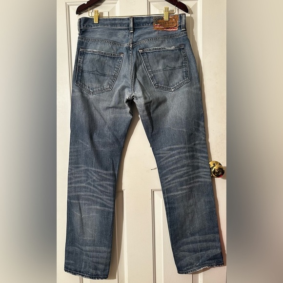 DENIM & SUPPLY RALPH LAUREN Men’s 32 X 32 Button Fly Distressed Straight Leg - Picture 8 of 16